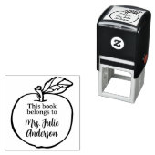 この本はカスタムティーチャーズライブラリー マークのものです セルフインキングスタンプ (インサイチュ)