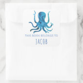 この本はキッズタコ航海のブルー スクエアシール (バッグ)