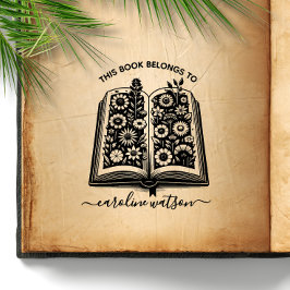 この本はゴム印フローラの本だ ラバースタンプ