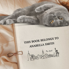 この本はニューヨークのスカイラインブックワームに属している ラバースタンプ