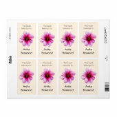 この本はピンク色の名前をカスタムするに属している ラベル (フルシート)