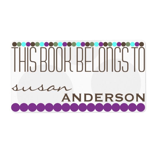 この本はレーベルテンプレート ラベル (正面)