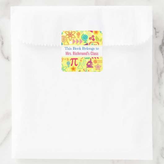 この本はレーベル・イエロー数学・科学に属している スクエアシール (バッグ)