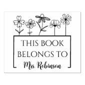 この本はワイルドフラワーブックラベルに属します ラバースタンプ (インプリント)