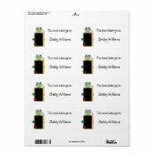 この本は以下に属する:-Frog/Personalize Name ラベル (フルシート)