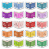 この本は先生セット20個のカスタムラベル シール (正面)