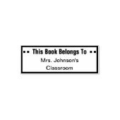 この本は先生名テンプレート セルフインキングスタンプ (デザイン)