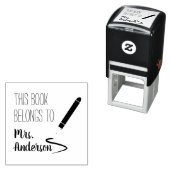 この本は先生名 セルフインキングスタンプ (インサイチュ)