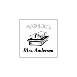 この本は先生名 ラバースタンプ