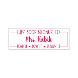 この本は先生書切手に属する セルフインキングスタンプ