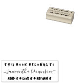 この本は先生本だ ラバースタンプ (押印)