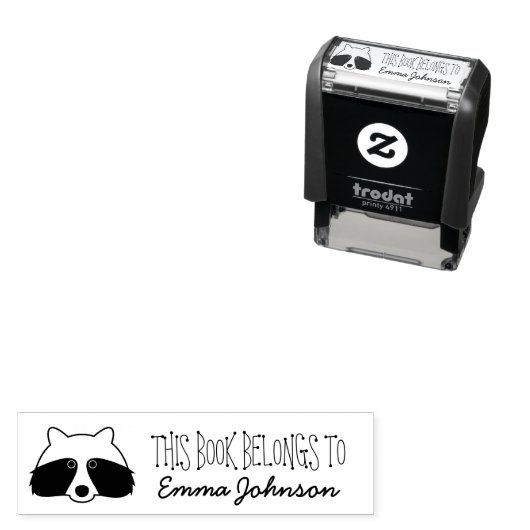 この本は可愛いタヌキ名前をカスタムするの本だ セルフインキングスタンプ (インサイチュ)