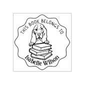 この本は可愛いバスセットの本だ ラバースタンプ (インプリント)