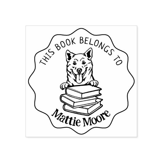 この本は可愛い柴犬 ラバースタンプ (インプリント)