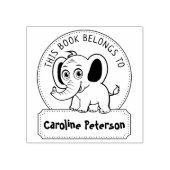 この本は可愛い象の子の本 ラバースタンプ (インプリント)