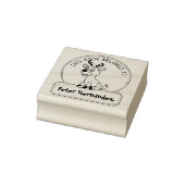 この本は可愛い鹿の子の本だ ラバースタンプ (スタンプ)