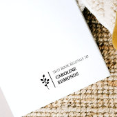 この本は名に属パーソナライズされたす セルフインキングスタンプ