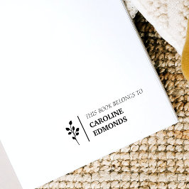 この本は名に属パーソナライズされたす セルフインキングスタンプ