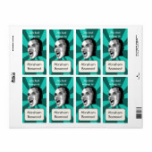 この本は名前をカスタムするレトロ叫び声に属する ラベル (フルシート)