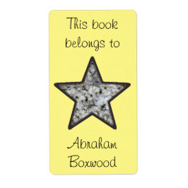 この本は名前をカスタムする岩質星に属する ラベル