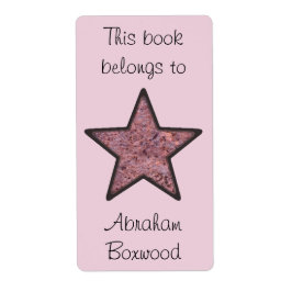 この本は名前をカスタムする岩質星に属する ラベル