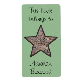 この本は名前をカスタムする岩質星に属する ラベル