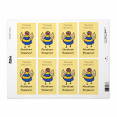 この本は名前をカスタムする棒人間たち ラベル (フルシート)