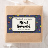 この本は名前をカスタムする漫画の人々に属する ラベル (インサイチュ)