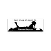 この本は名前をカスタムするChic パーソナライズされただ セルフインキングスタンプ (デザイン)