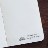 この本は名前蔵書票 セルフインキングスタンプ