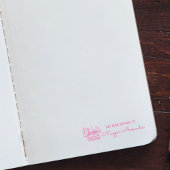 この本は名前蔵書票 セルフインキングスタンプ