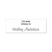 この本は君の名だ セルフインキングスタンプ (デザイン)