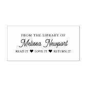 この本は図書館から借りたものです 読んで 愛して 返してください ラバースタンプ (インプリント)