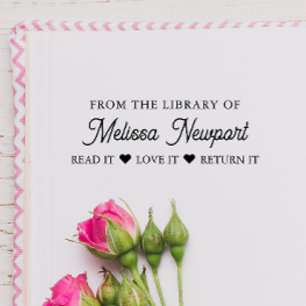 この本は図書館から借りたものです 読んで 愛して 返してください ラバースタンプ