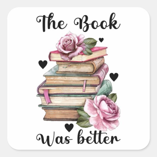 この本は好かった スクエアシール (正面)