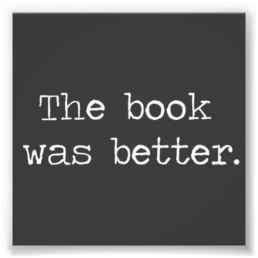 この本は好かった フォトプリント            (正面)