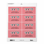 この本は子供のハート蔵書票ラベルに属している ラベル (フルシート)