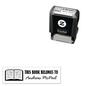 この本は学校のカスタム子ども用の切手だ セルフインキングスタンプ (インサイチュ)