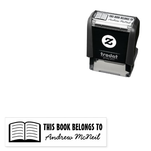 この本は学校のカスタム子ども用の切手だ セルフインキングスタンプ (インサイチュ)