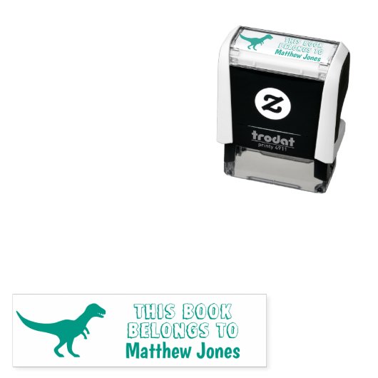 この本は小学生のtレックス恐竜に属している セルフインキングスタンプ (インサイチュ)