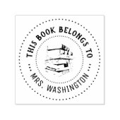 この本は属していパーソナライズされたる セルフインキングスタンプ (デザイン)