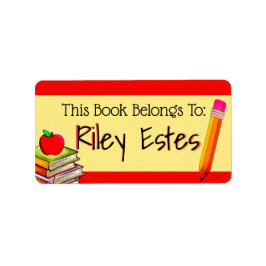 この本は教室カスタムのラベルだ ラベル