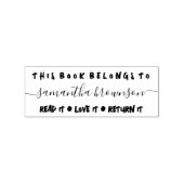 この本は教師の本です ラバースタンプ (インプリント)