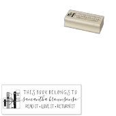 この本は教師の業務用に属する ラバースタンプ (押印)