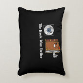 この本は文学の方が好読い アクセントクッション (正面(垂直))