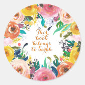 この本は書籍名プレートラベルのステッカーに属する ラウンドシール (正面)