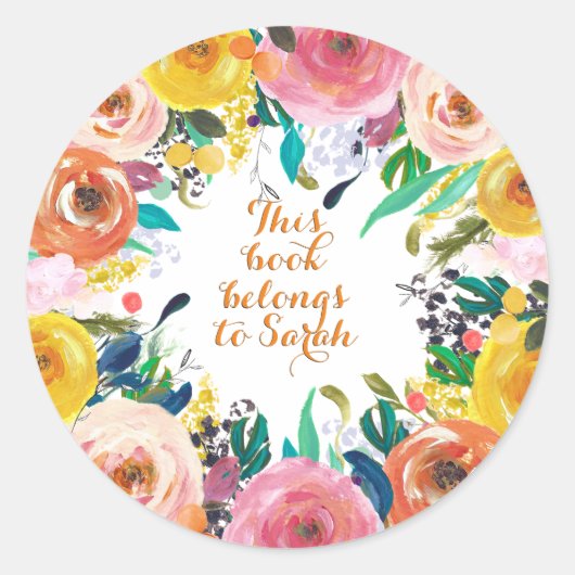 この本は書籍名プレートラベルのステッカーに属する ラウンドシール (正面)