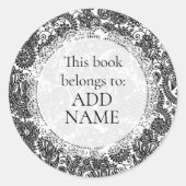 この本は書籍名プレートラベルのステッカーに属する ラウンドシール (正面)