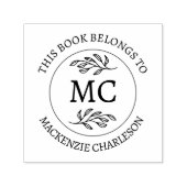 この本は本好きのもの セルフインキングスタンプ (デザイン)