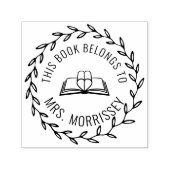 この本は次のものだパーソナライズされた セルフインキングスタンプ (デザイン)